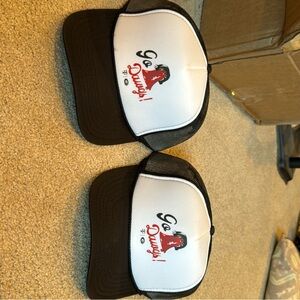 UGA Go Dawgs! Black and White Trucker Hat with Red Graphic